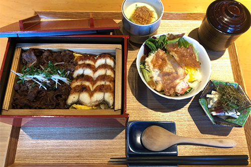佐賀牛しぐれ煮とうなぎ御膳