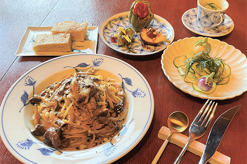 秋の味覚パスタランチ